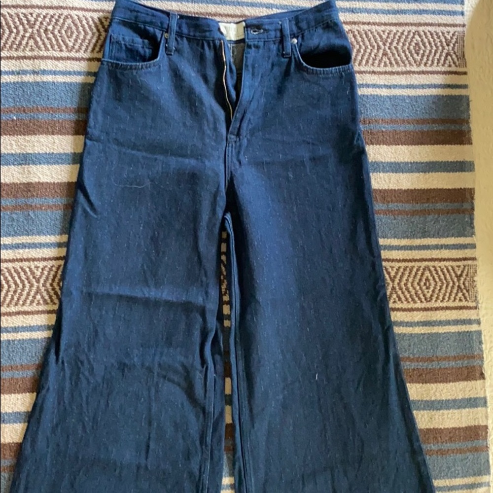 We the Free wide legged flare jeans